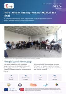 WP4 · Azioni ed esperienze: MAYA sul campo